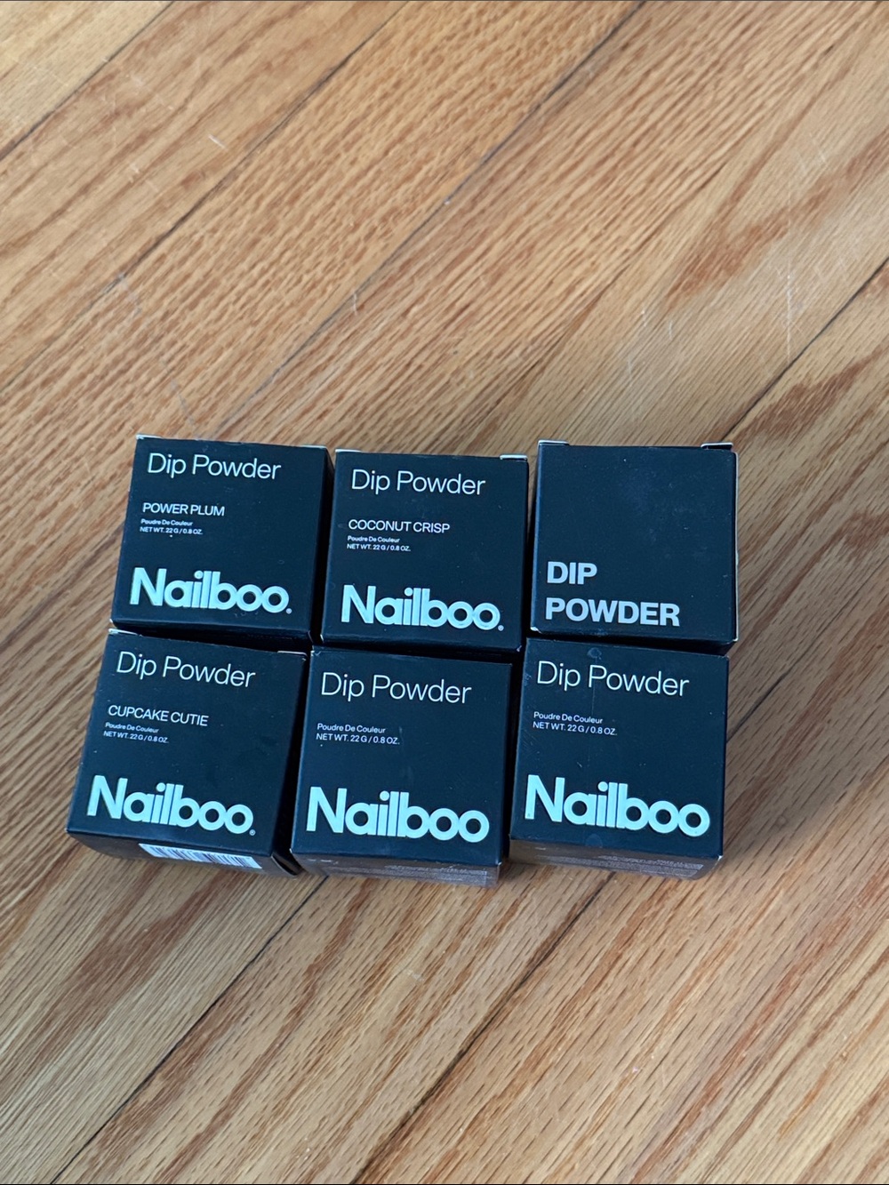 New ✨ Nailboo Dip Powder Nail Color Set - Black Packaging